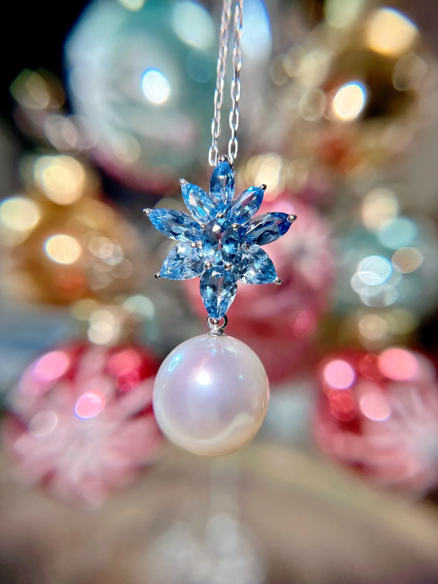 パライバトルマリンローズカットダイヤR